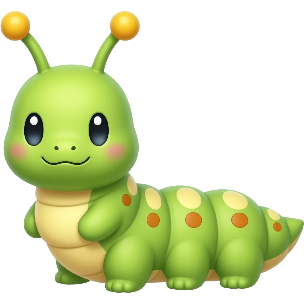 Caterpillar sanrio pokemon full body! emoji