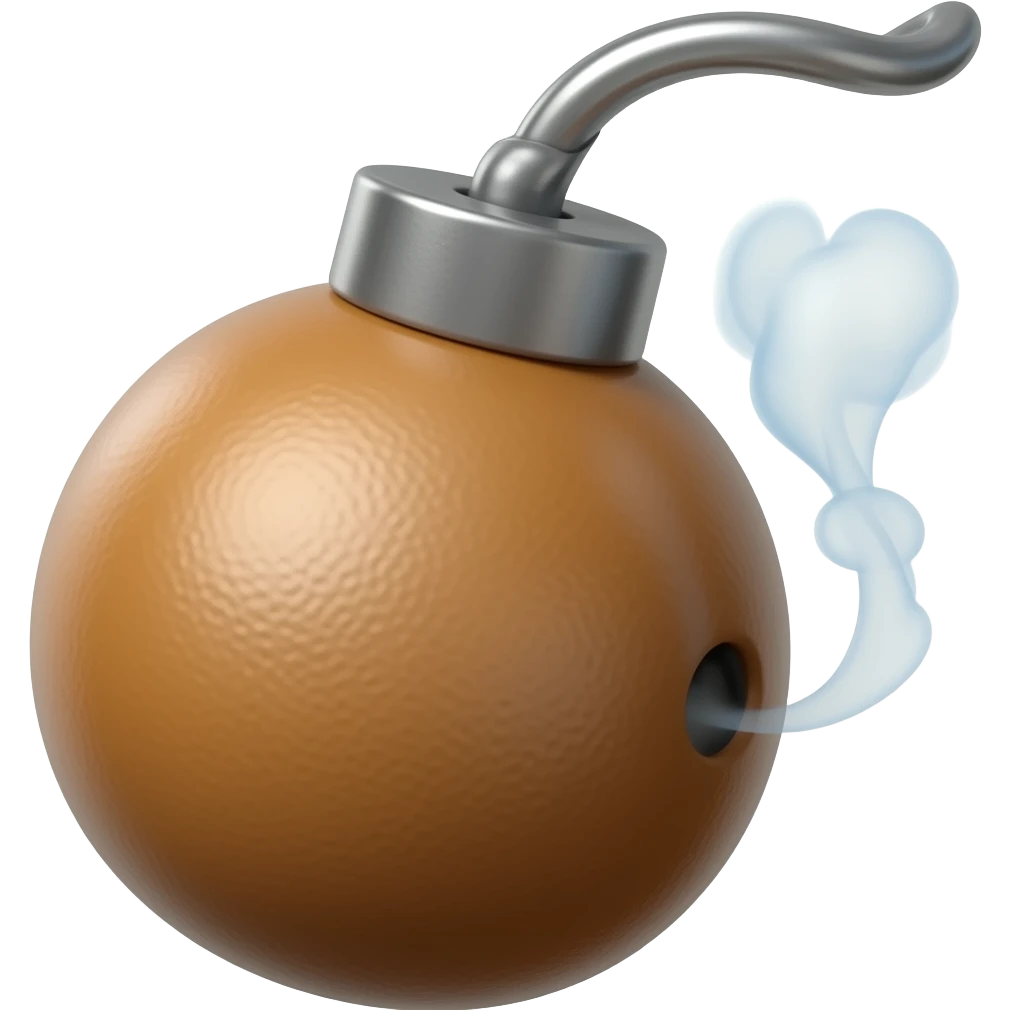 Smoke Bomb for ninja emoji