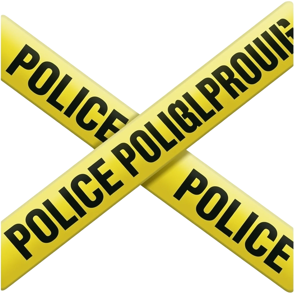 crime scene police tape imoji emoji