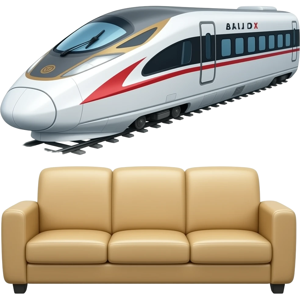 Bullet Train full couch emoji