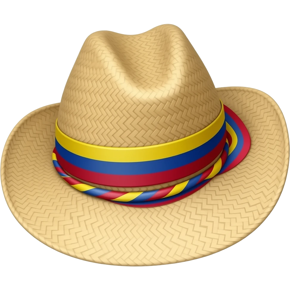 Sombrero vueltiao colombiano emoji