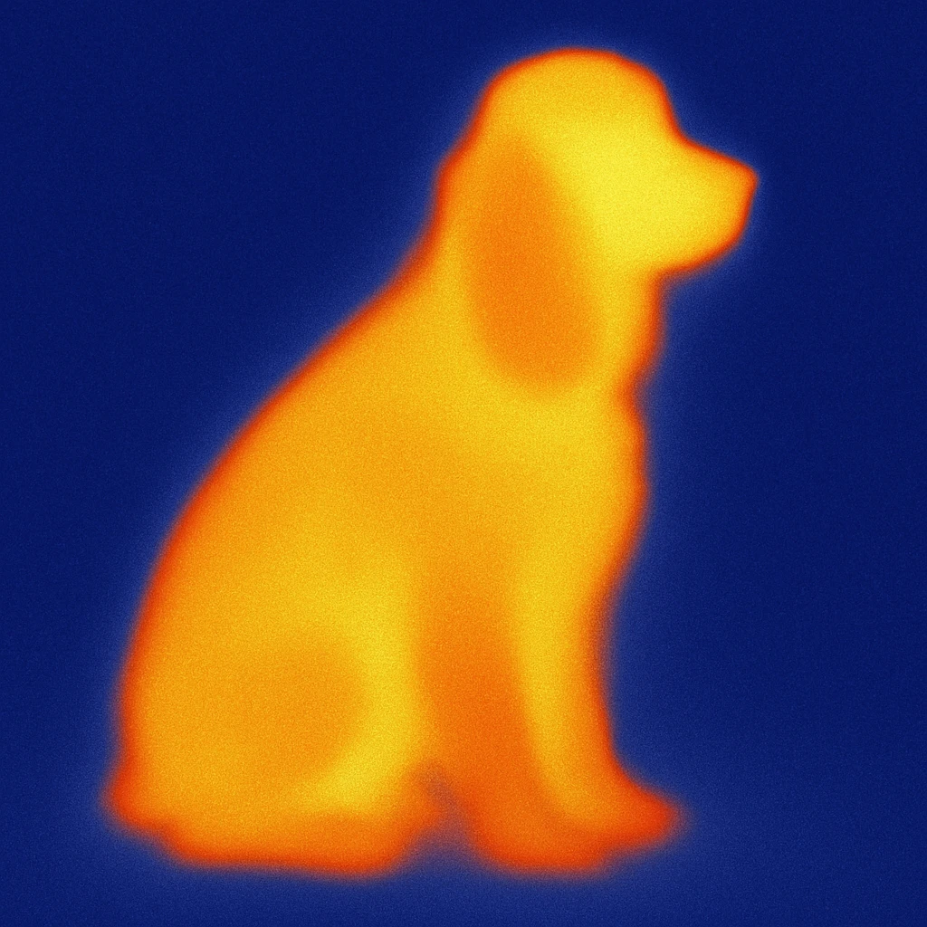 Russian Cocker Spaniel sitting emoji