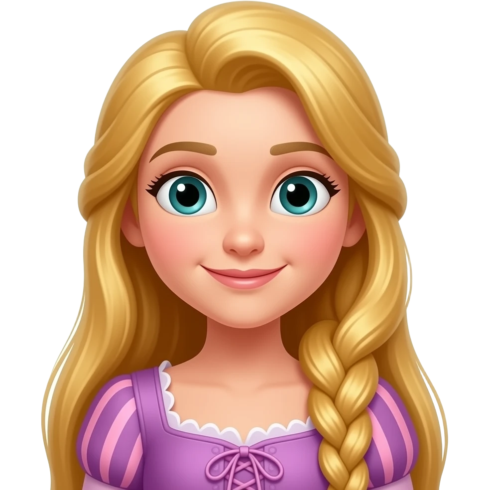 long hairs repunzle emoji