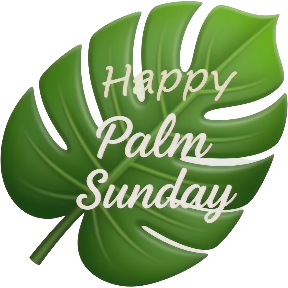 Auguri di buona Domenica delle Palme emoji