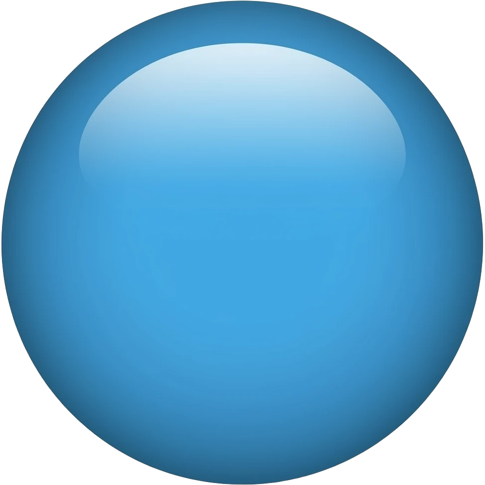 blue circle emoji