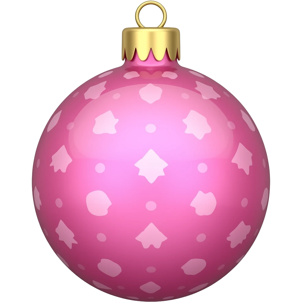 Xmas Pink emoji