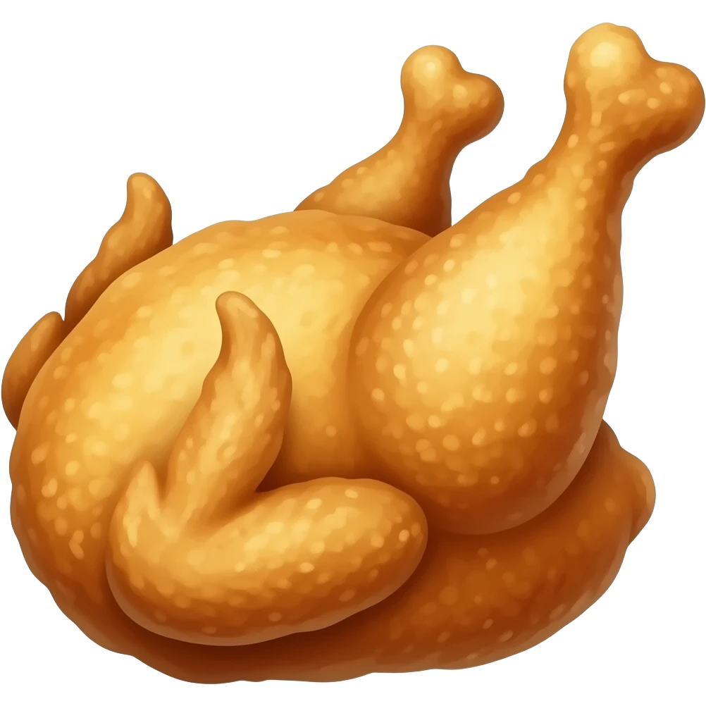 chicken fry emoji
