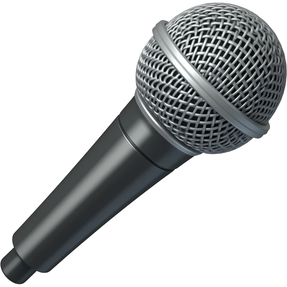 Microphone emoji