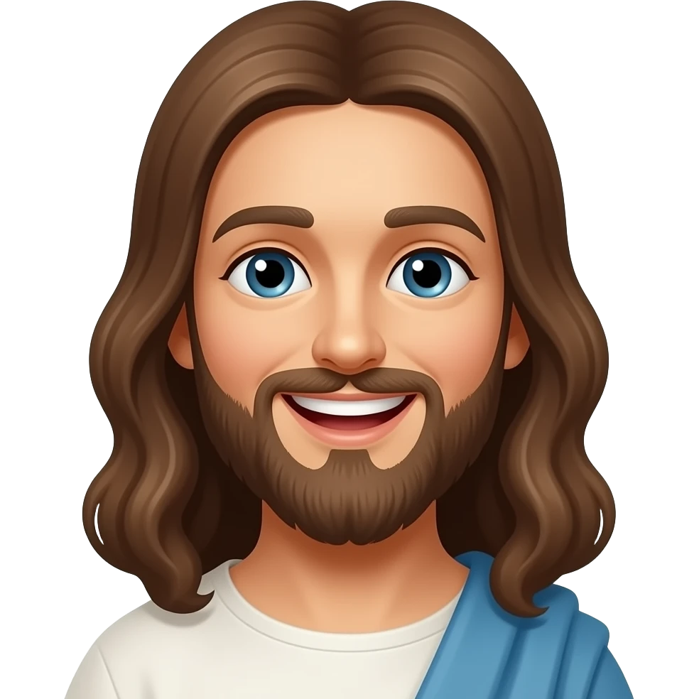 Laughing Jesus emoji