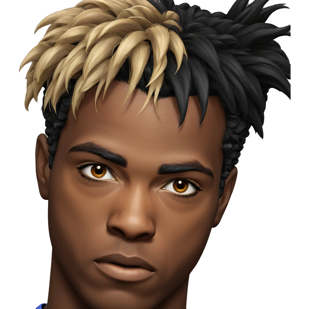 portrait of dark-skinned male emoji