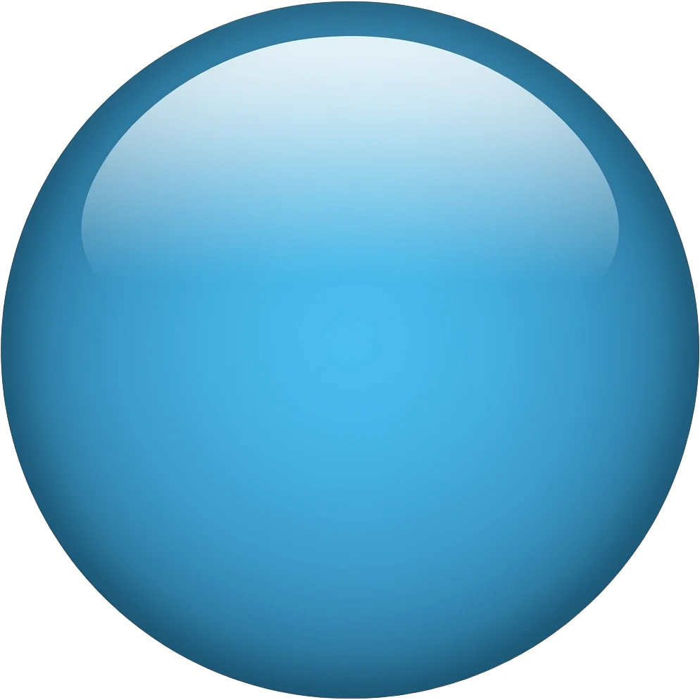 Blue Circle emoji
