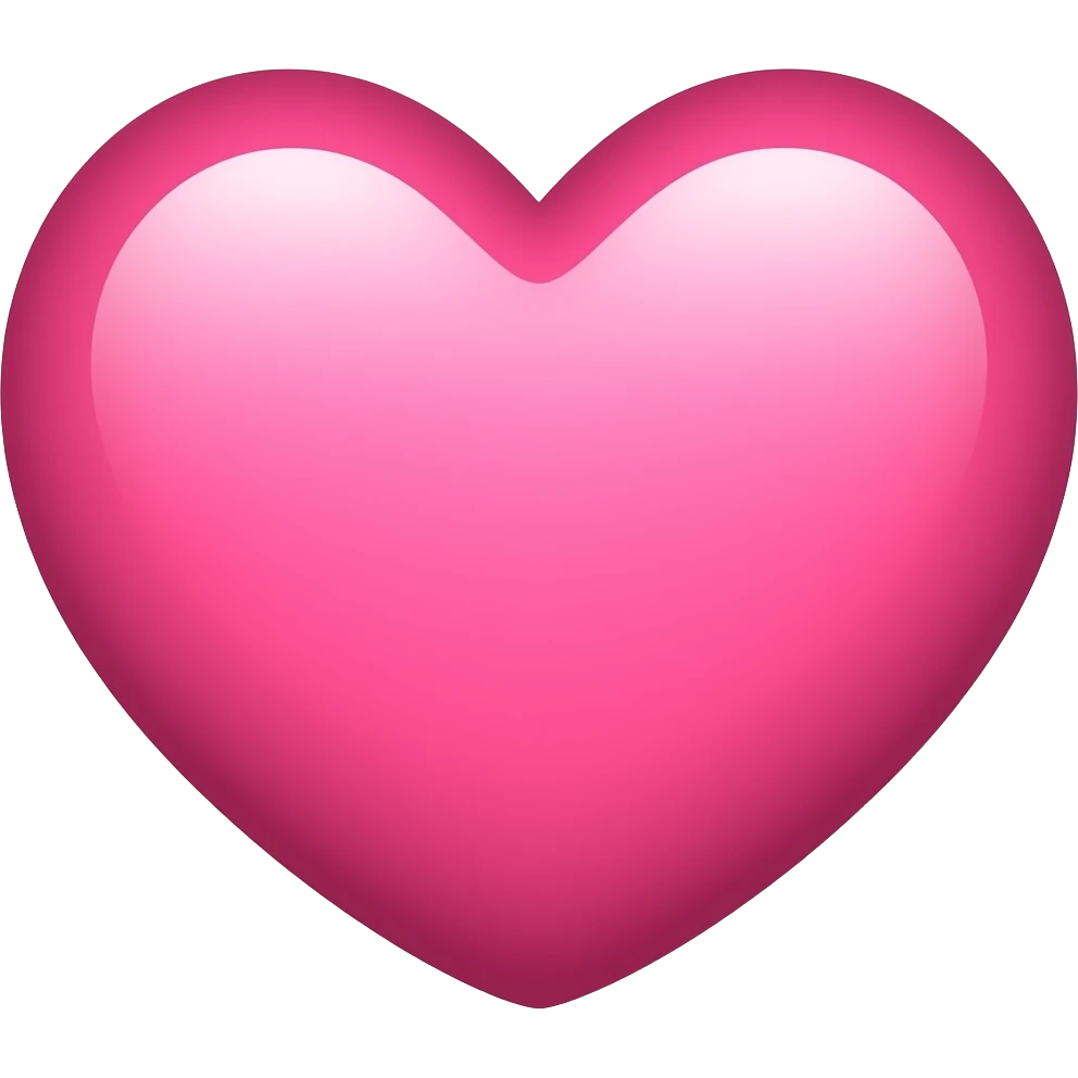 Pink heart emoji
