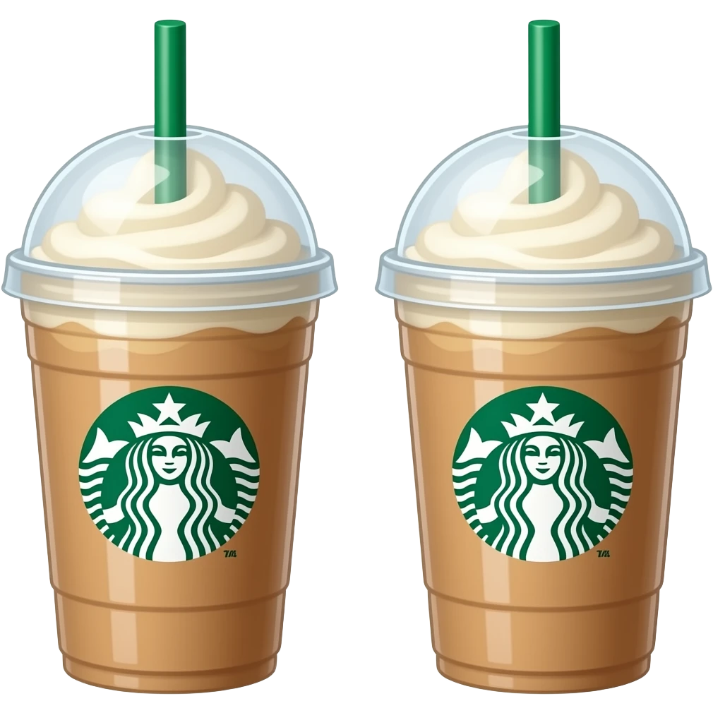 Starbucks drinks emoji