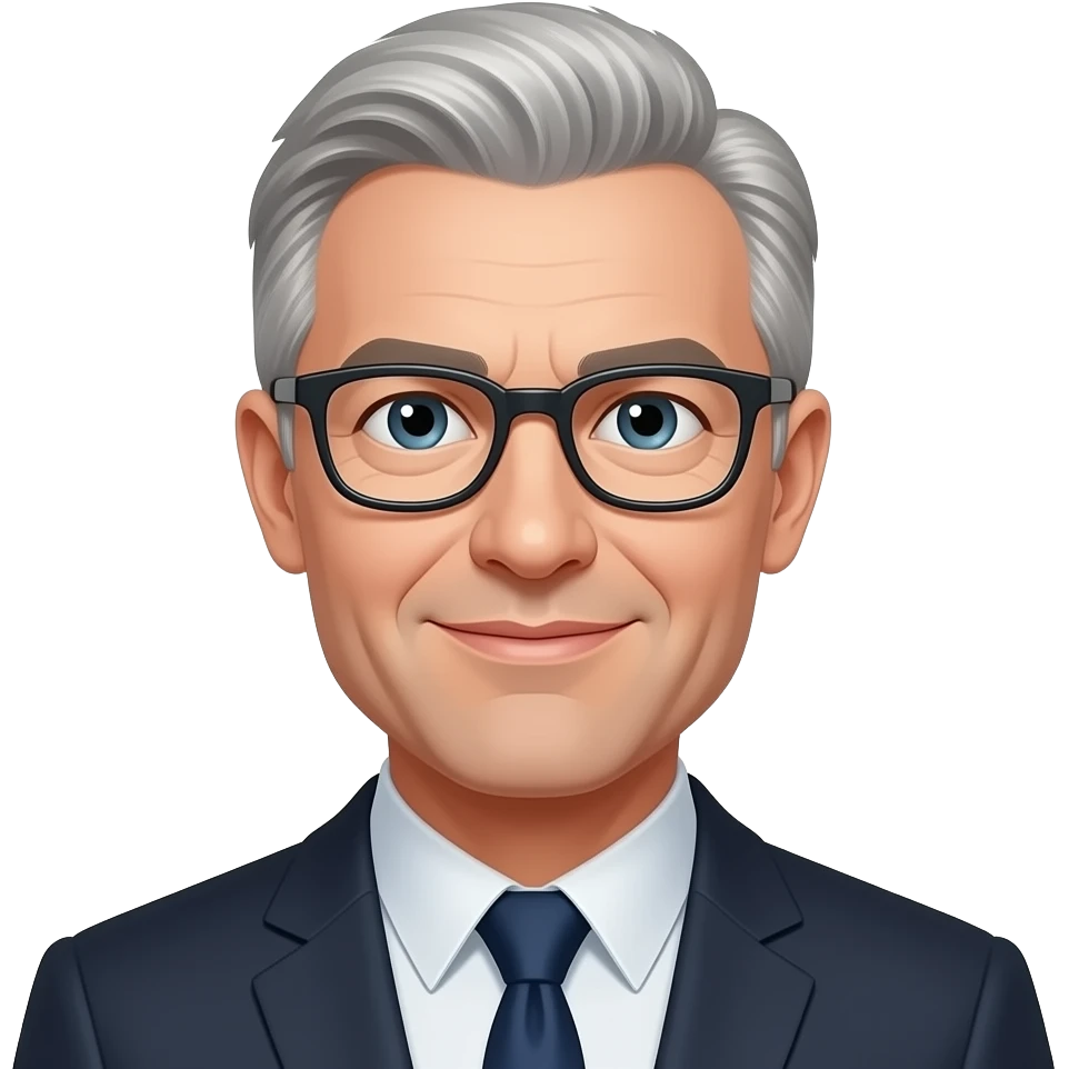 White  man wearing glasses emoji