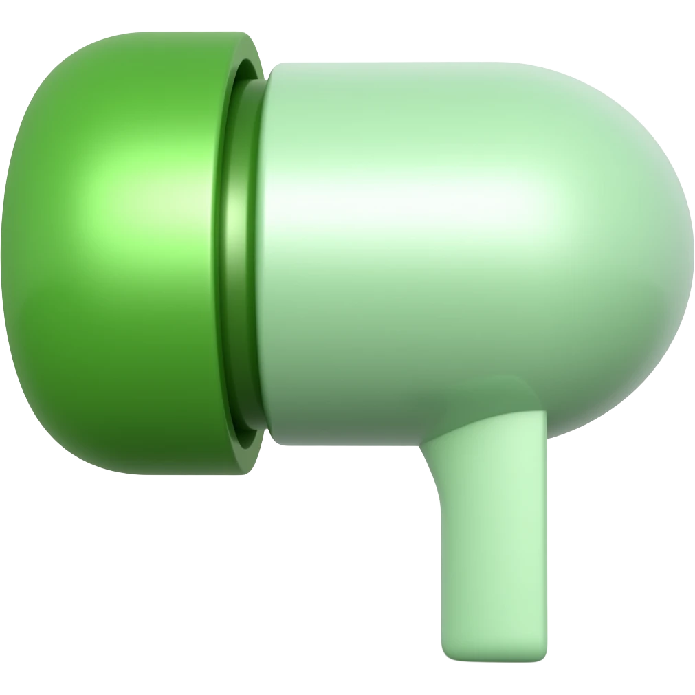 auricular de telefono verde emoji