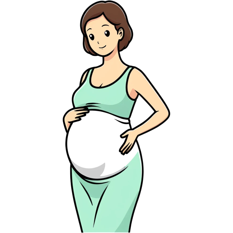 Pregnant drunk mom emoji