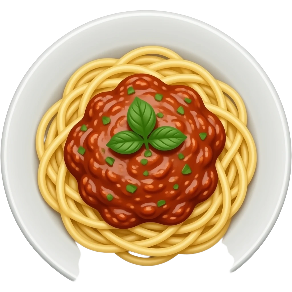 pasta bolognese emoji