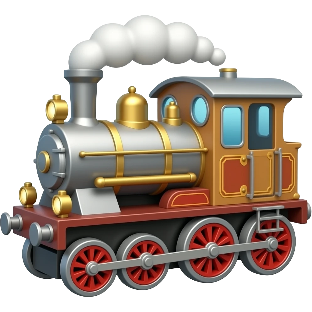 Miniature train emoji