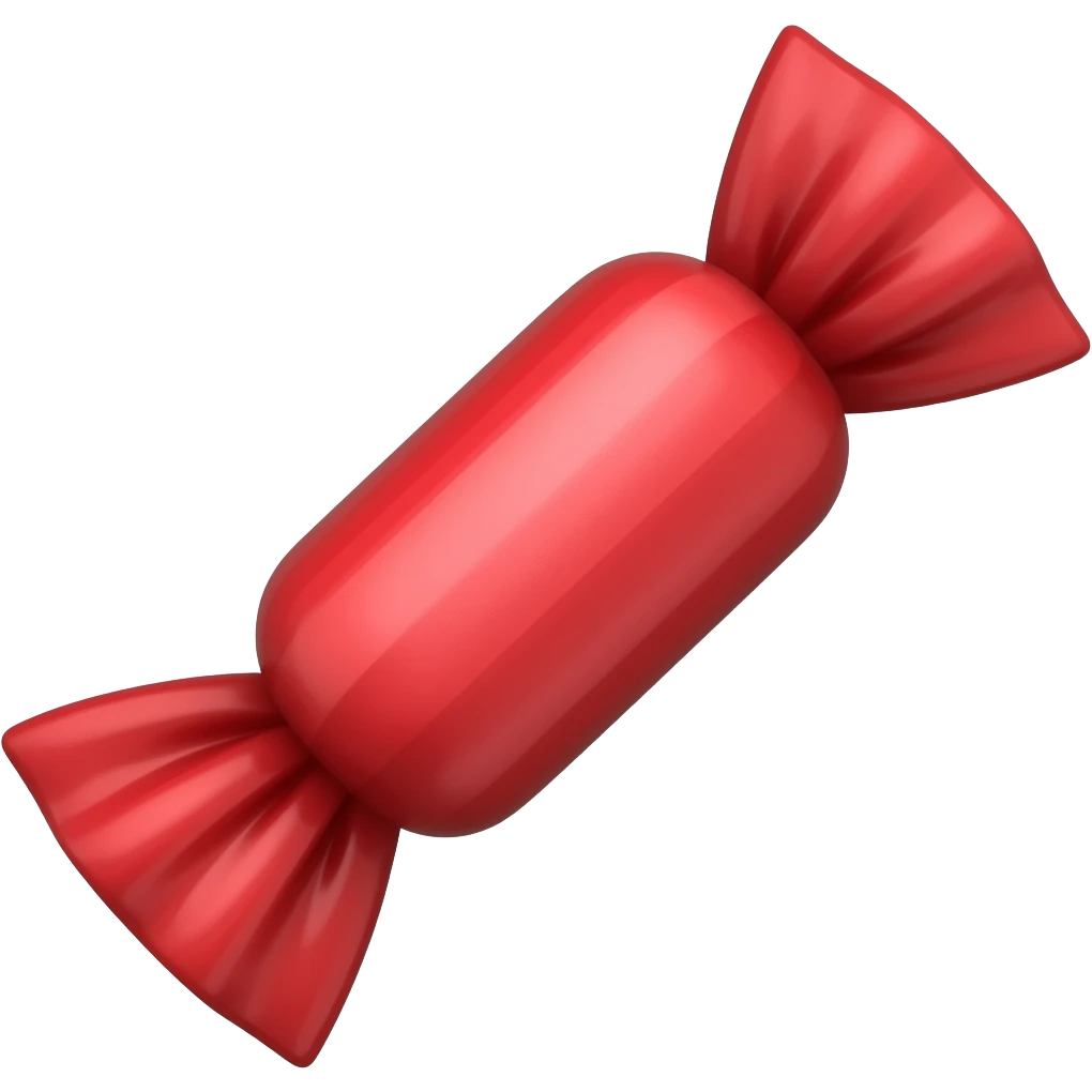 rojo licorice candy emoji