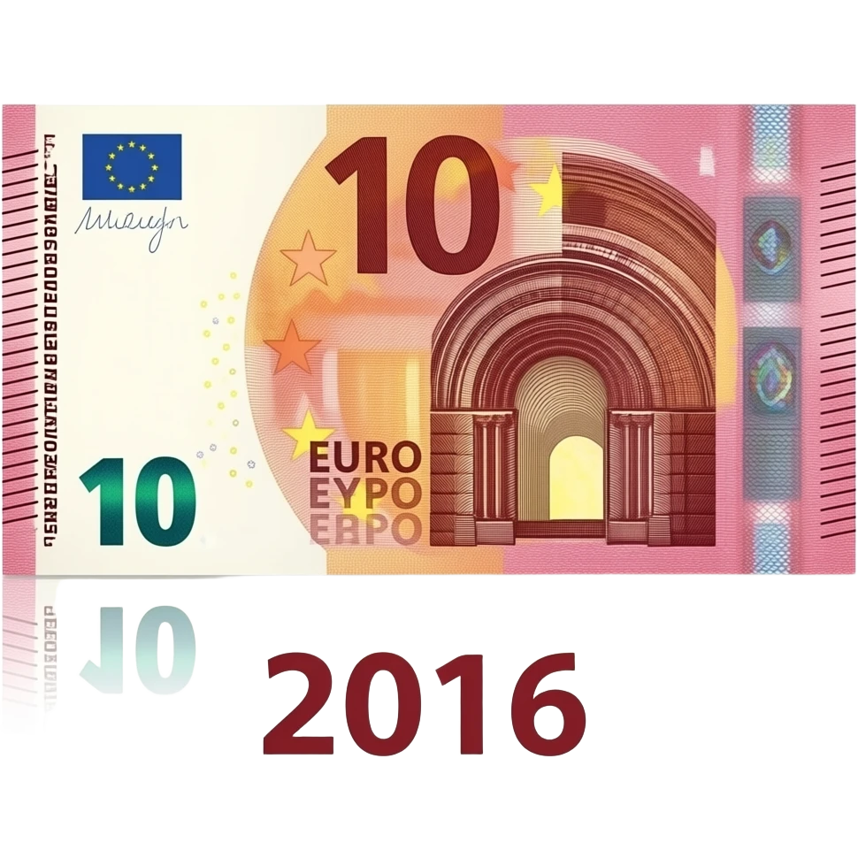 10€ 2016 emoji