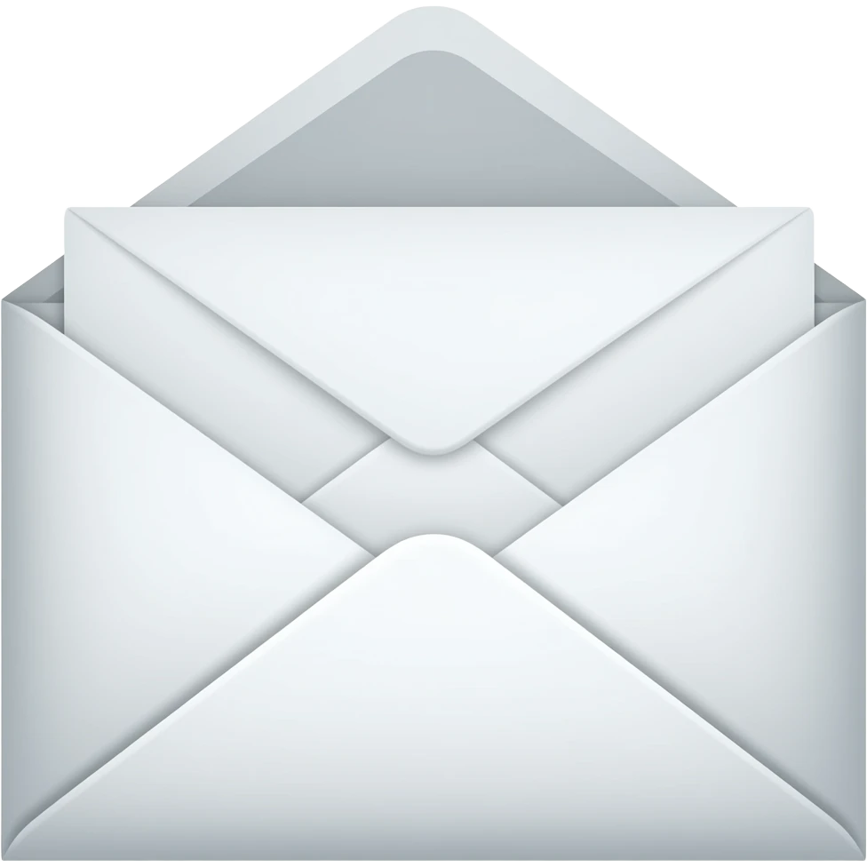 white envelops emoji