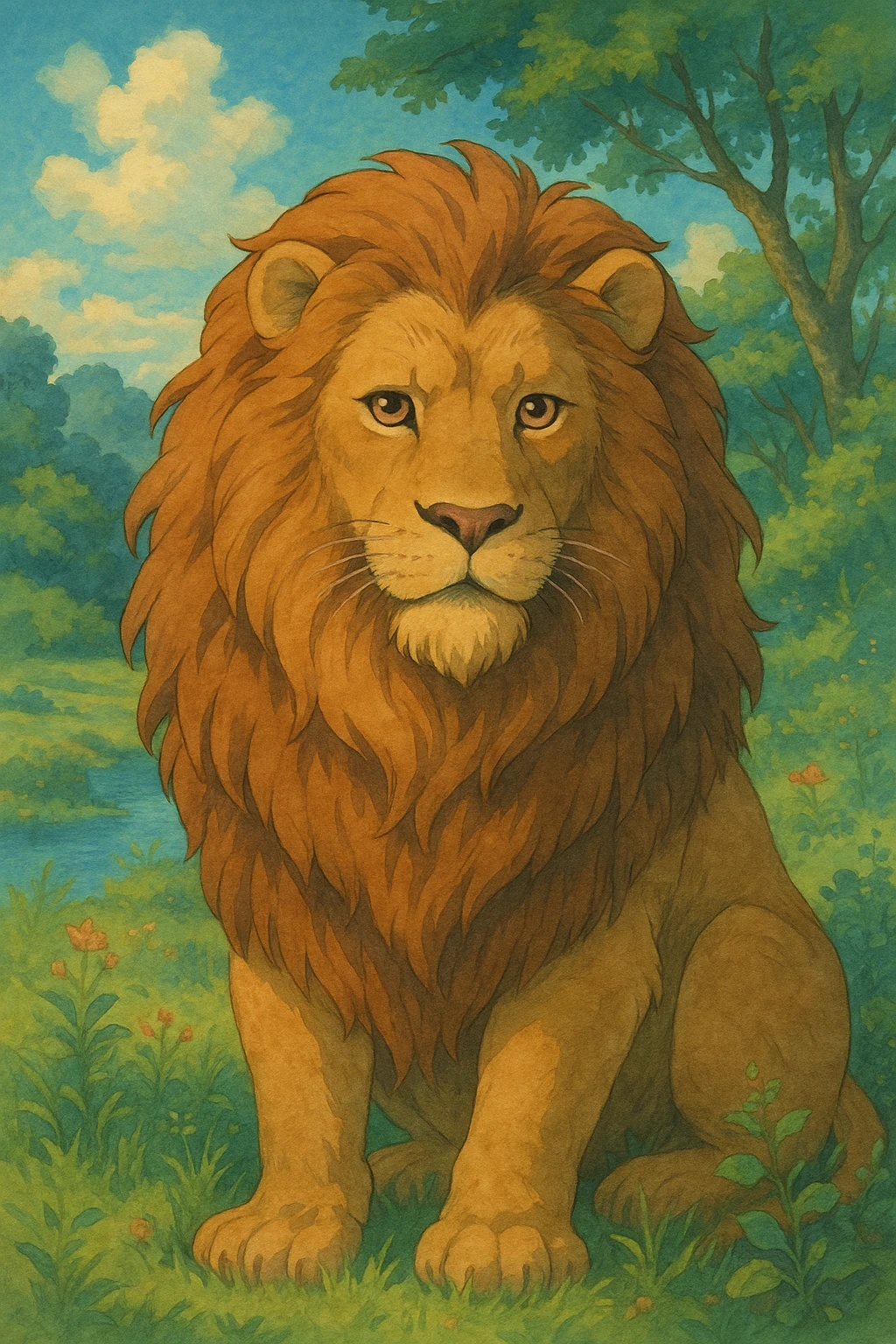 Lion emoji