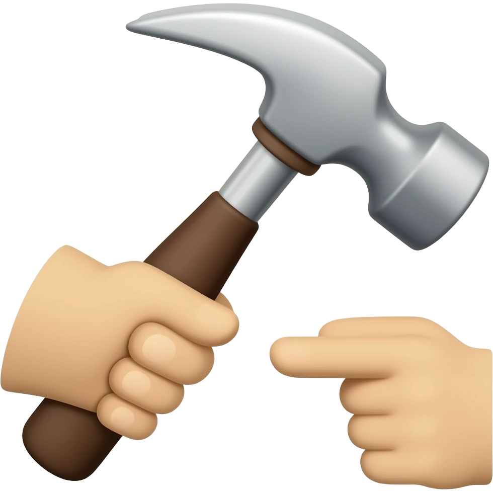 martillo hacia la derecha emoji