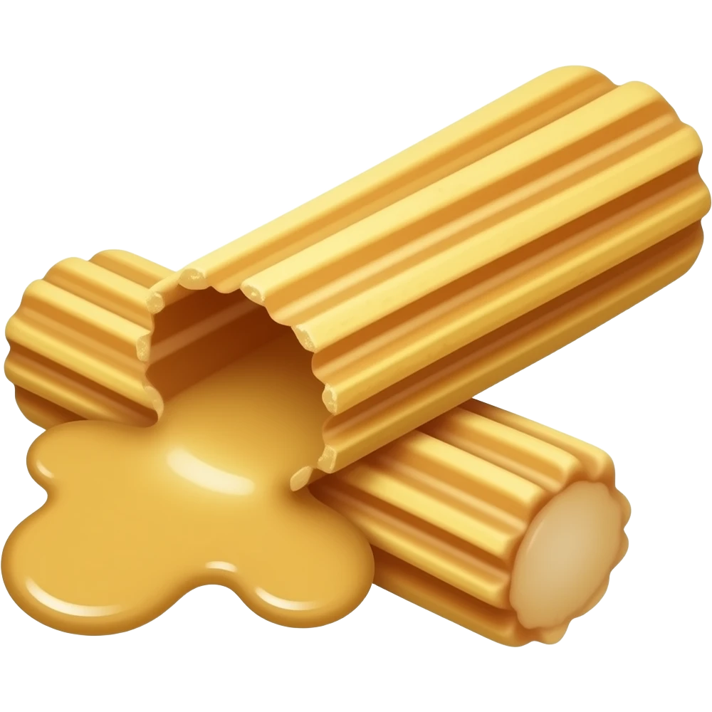 Churro con dulce de leche emoji