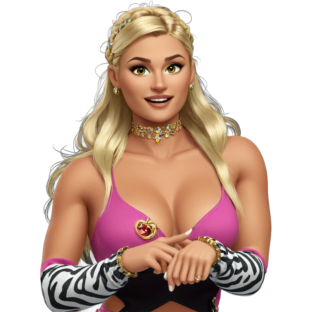 blonde beauty with jewelry emoji