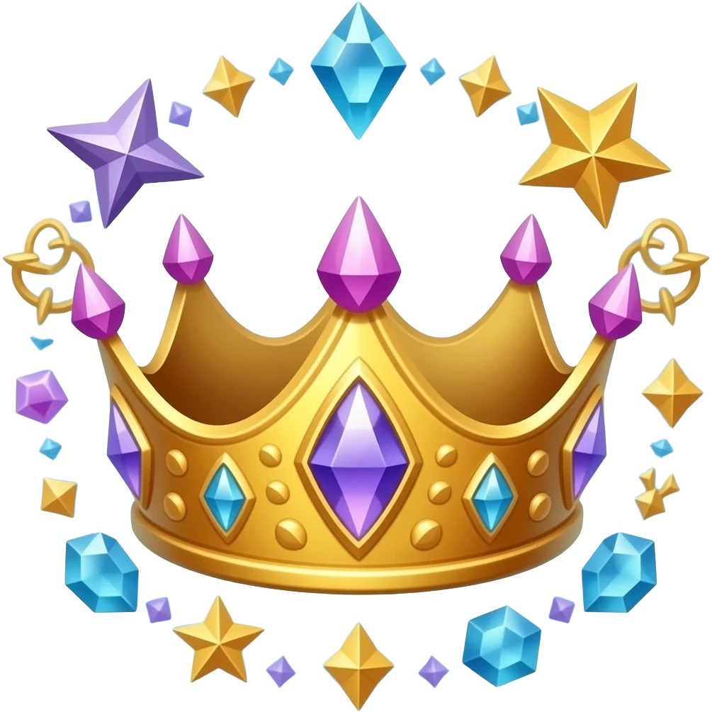 make me staff icon next to my discord role, that its like a magical crown thats glowing and has magical things aorund it crystals and etc emoji