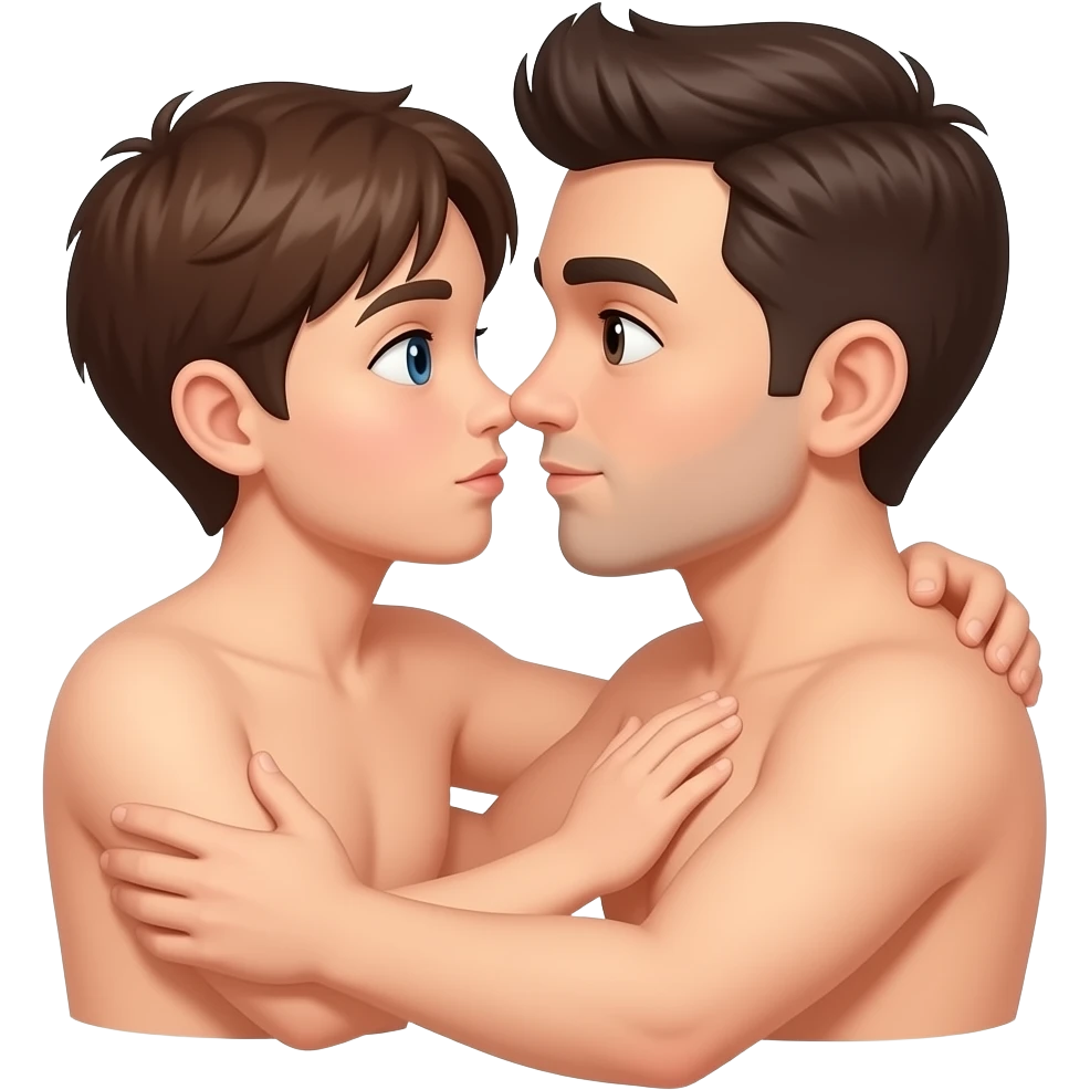 2 naked at sex emoji