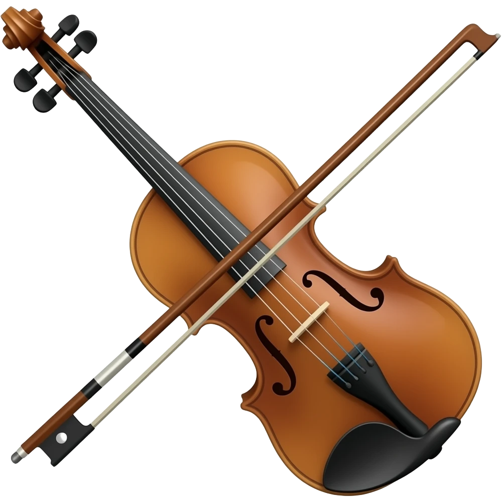 violin and bow emoji