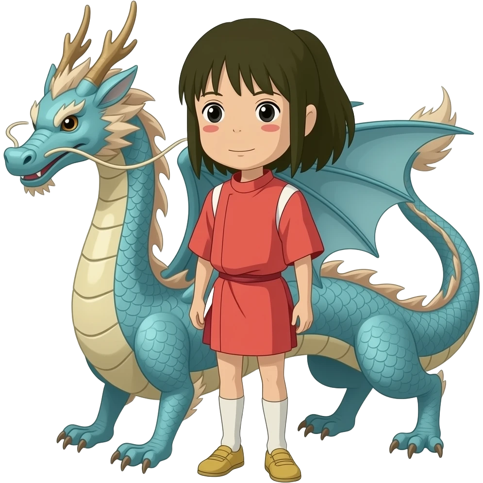 Dragon from spirited away emoji