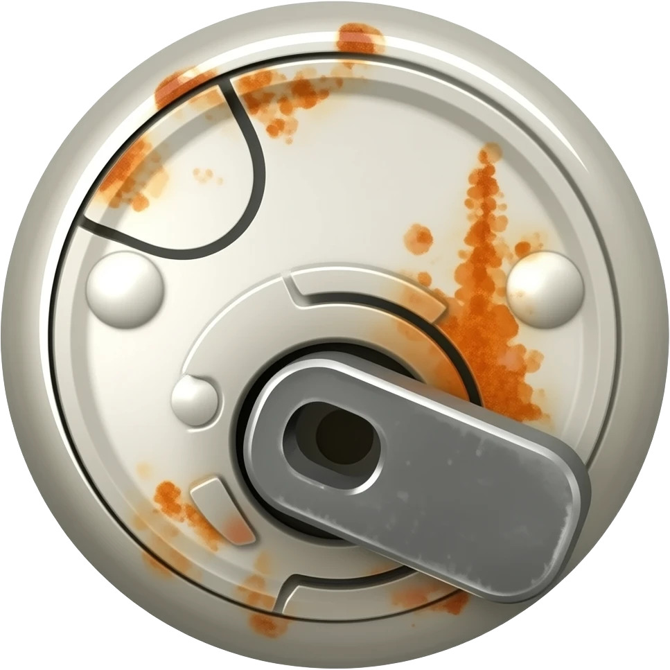 Rusty lock that's been unlocked emoji