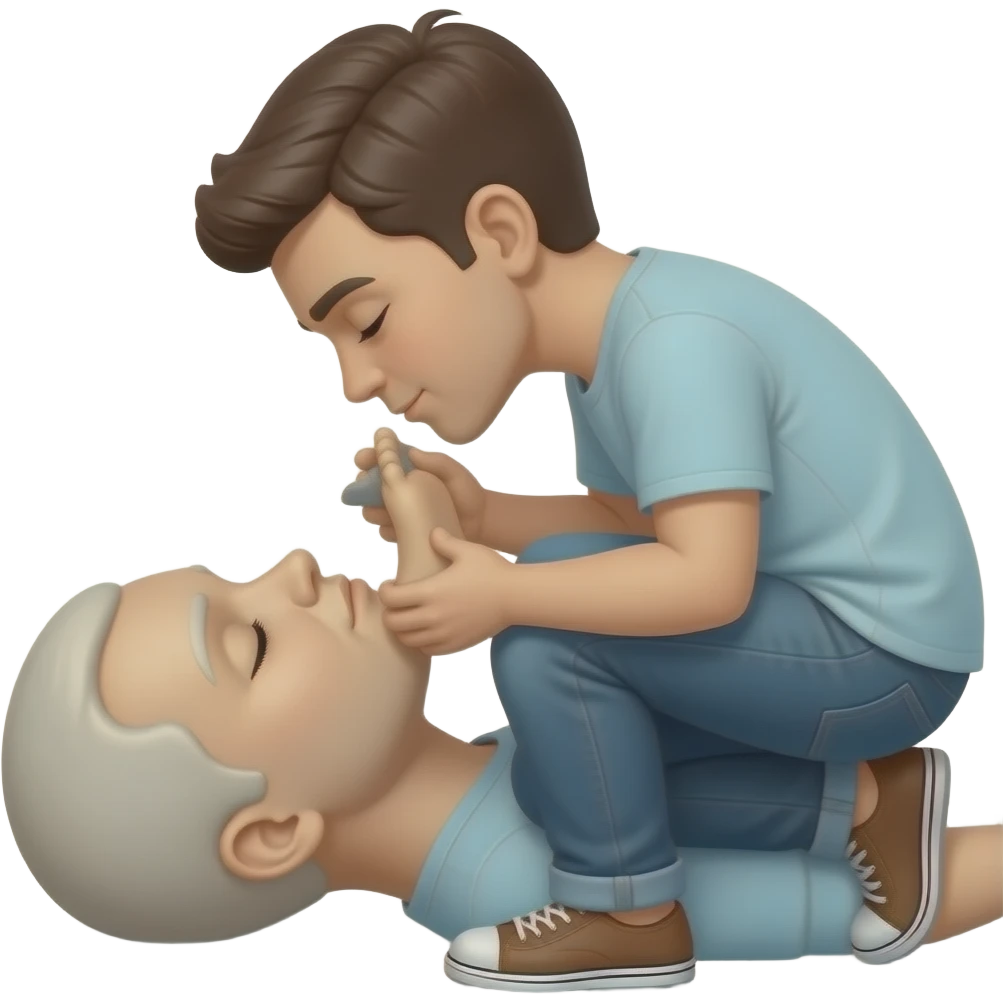 Someone sniffing dead person  feet emoji