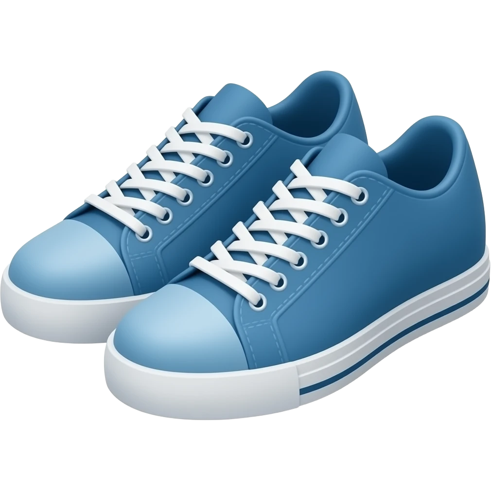 iernas co zapatillas azules emoji