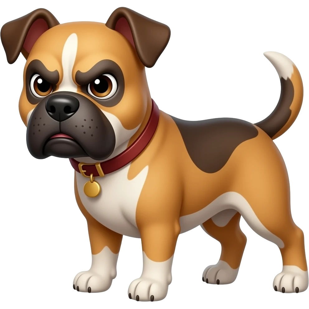 Chien enragé emoji