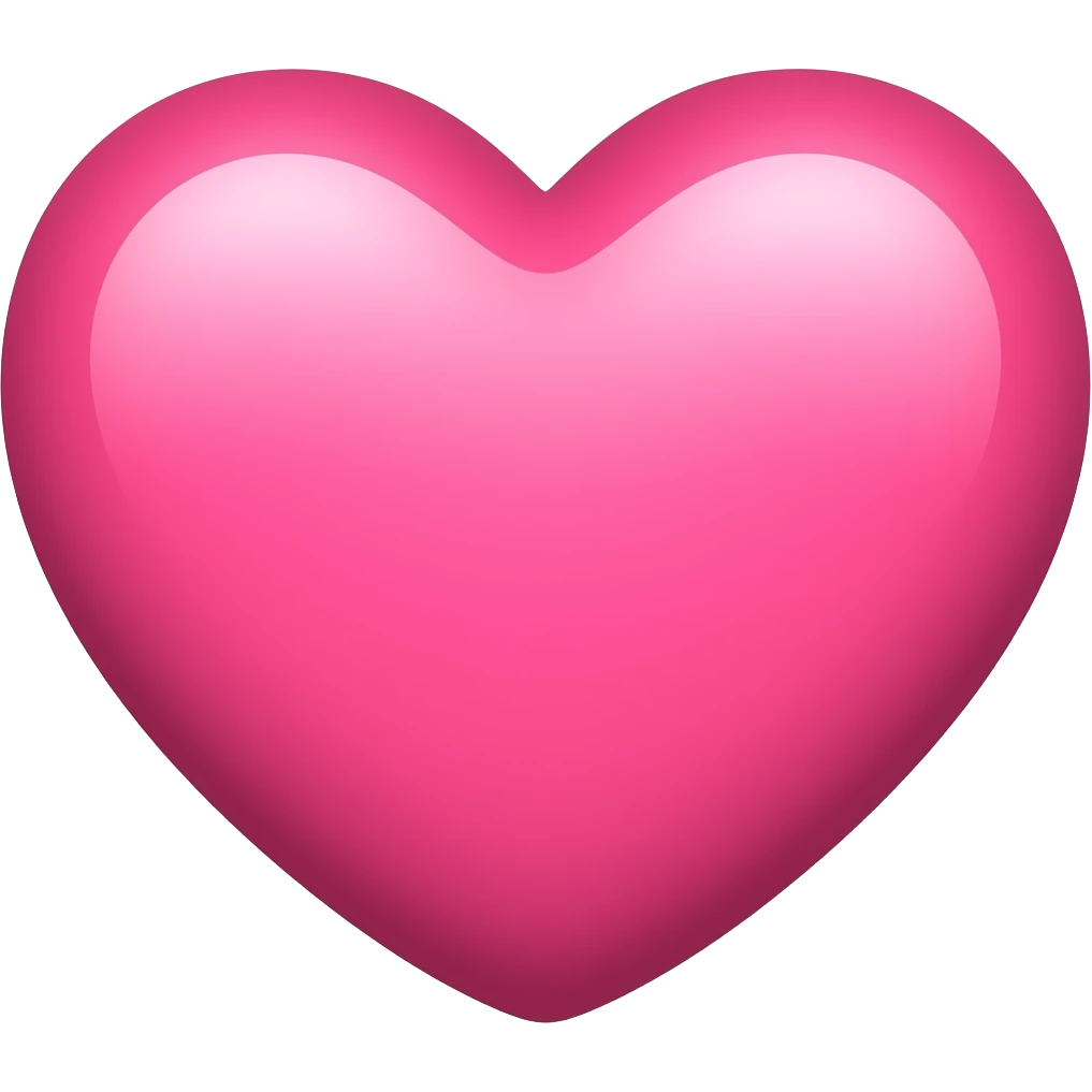 pink heart emoji emoji