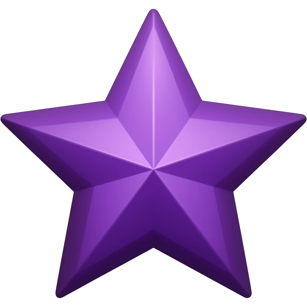 Purple star emoji