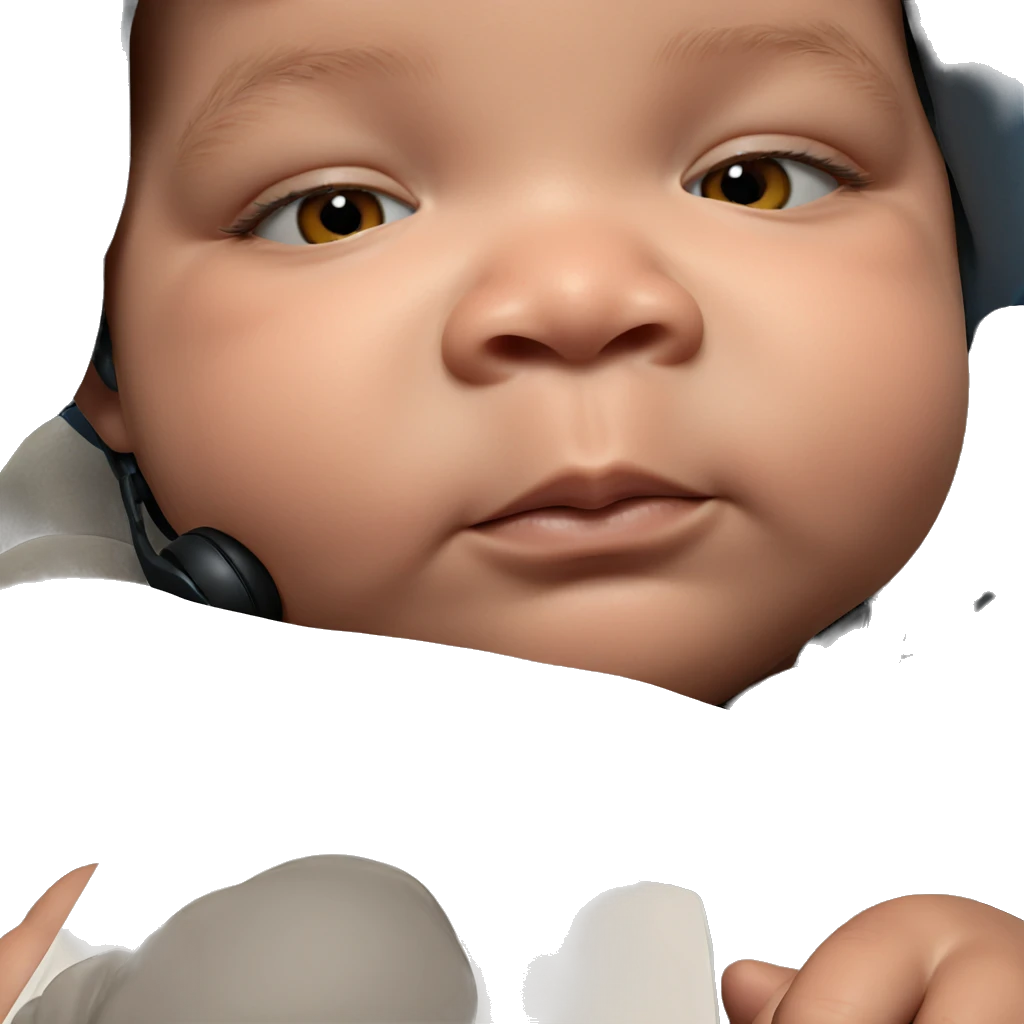 realistic boy with headset emoji