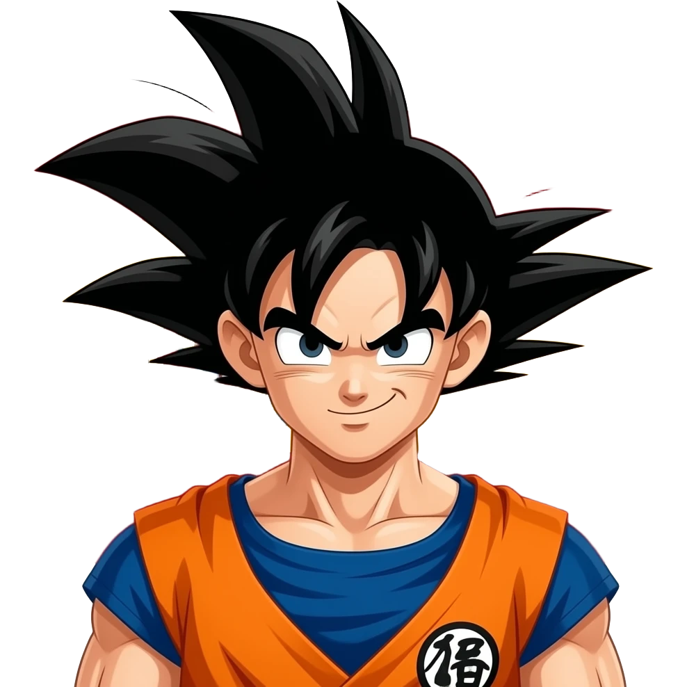 Dragon Ball avec un drapeau d’Espagne derrière lui emoji