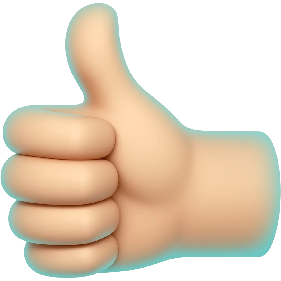 I want thumbs up in Gen Z way emoji