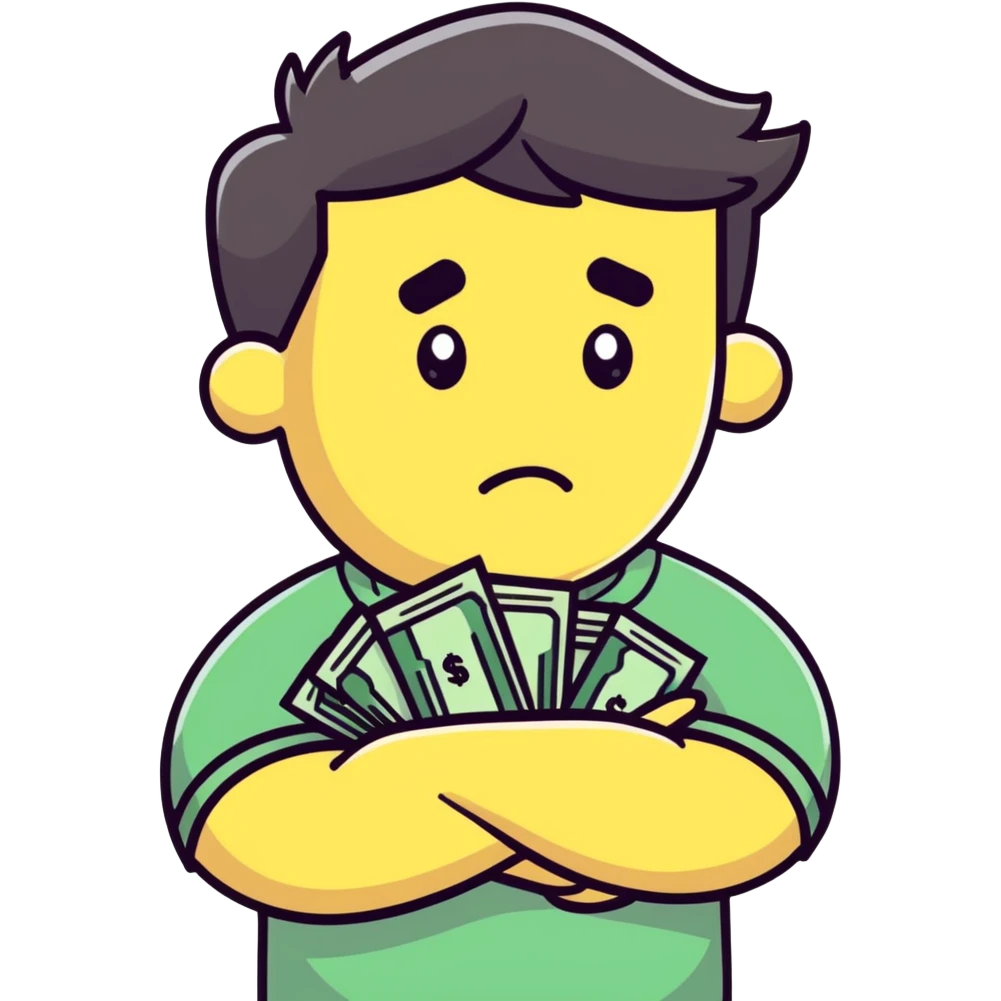 “Meh” not good pay money emoji