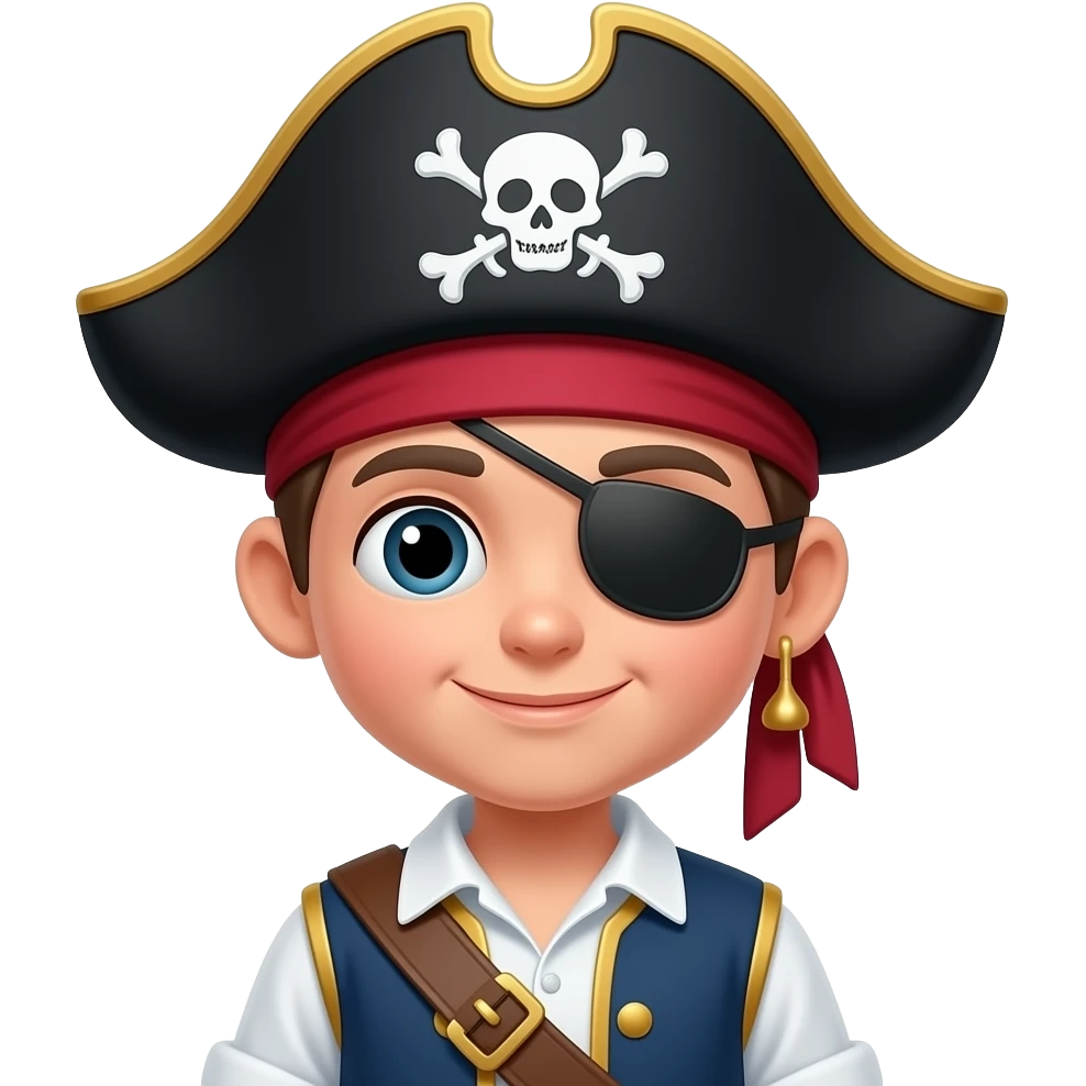 pirate kid emoji