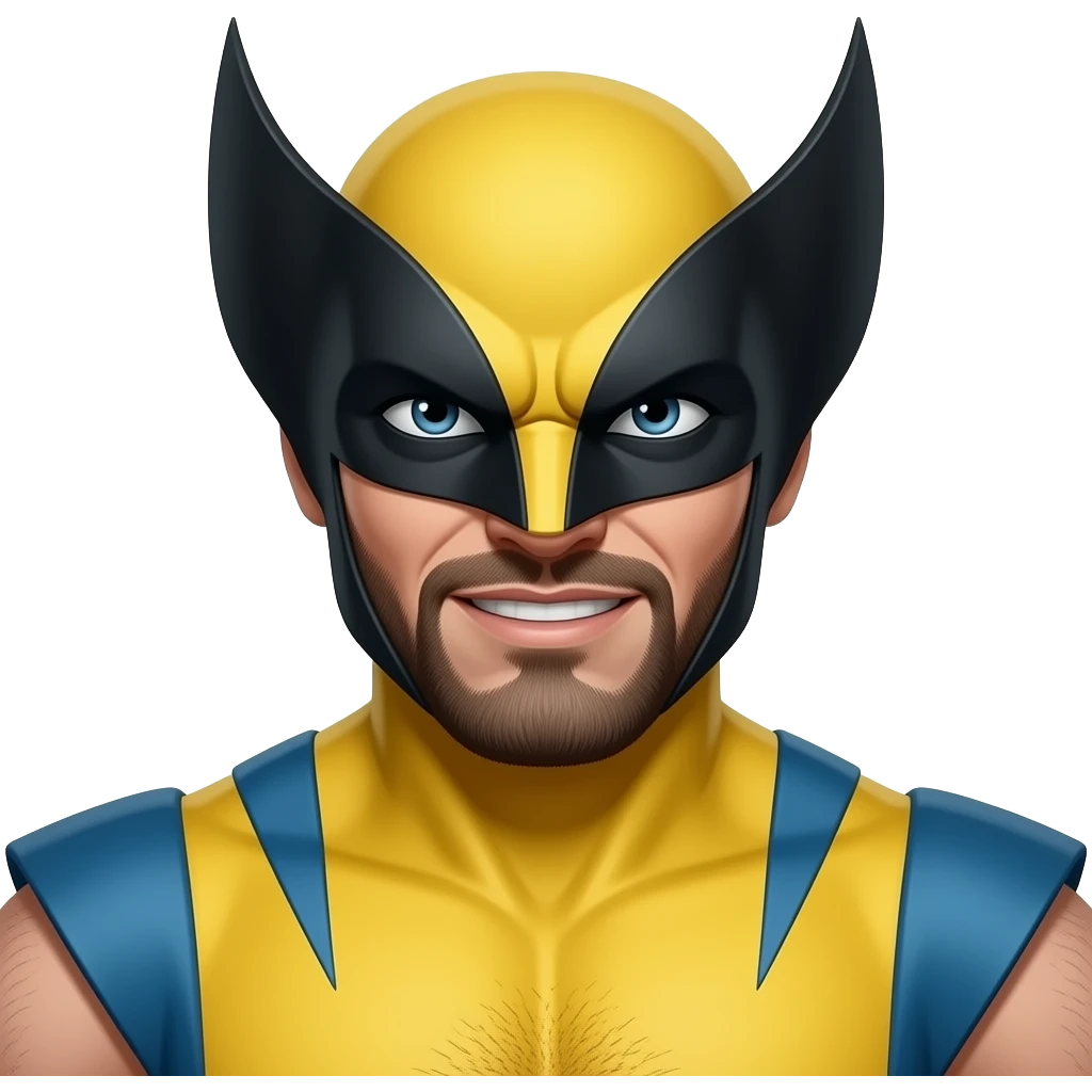 Wolverine from Heroes and Villains emoji