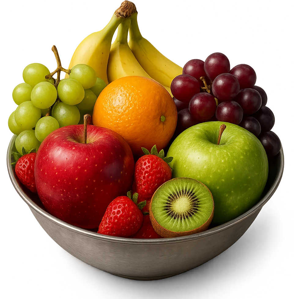 UNA BOWL DI FRUTTA FRESCA, IPERREALISTICA 4K emoji