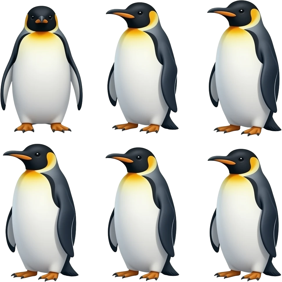 Ten Penguins emoji