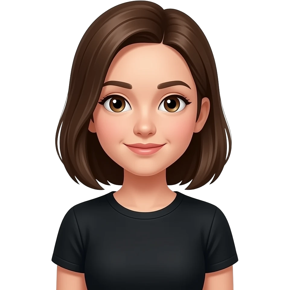 Black tshrt girl emoji