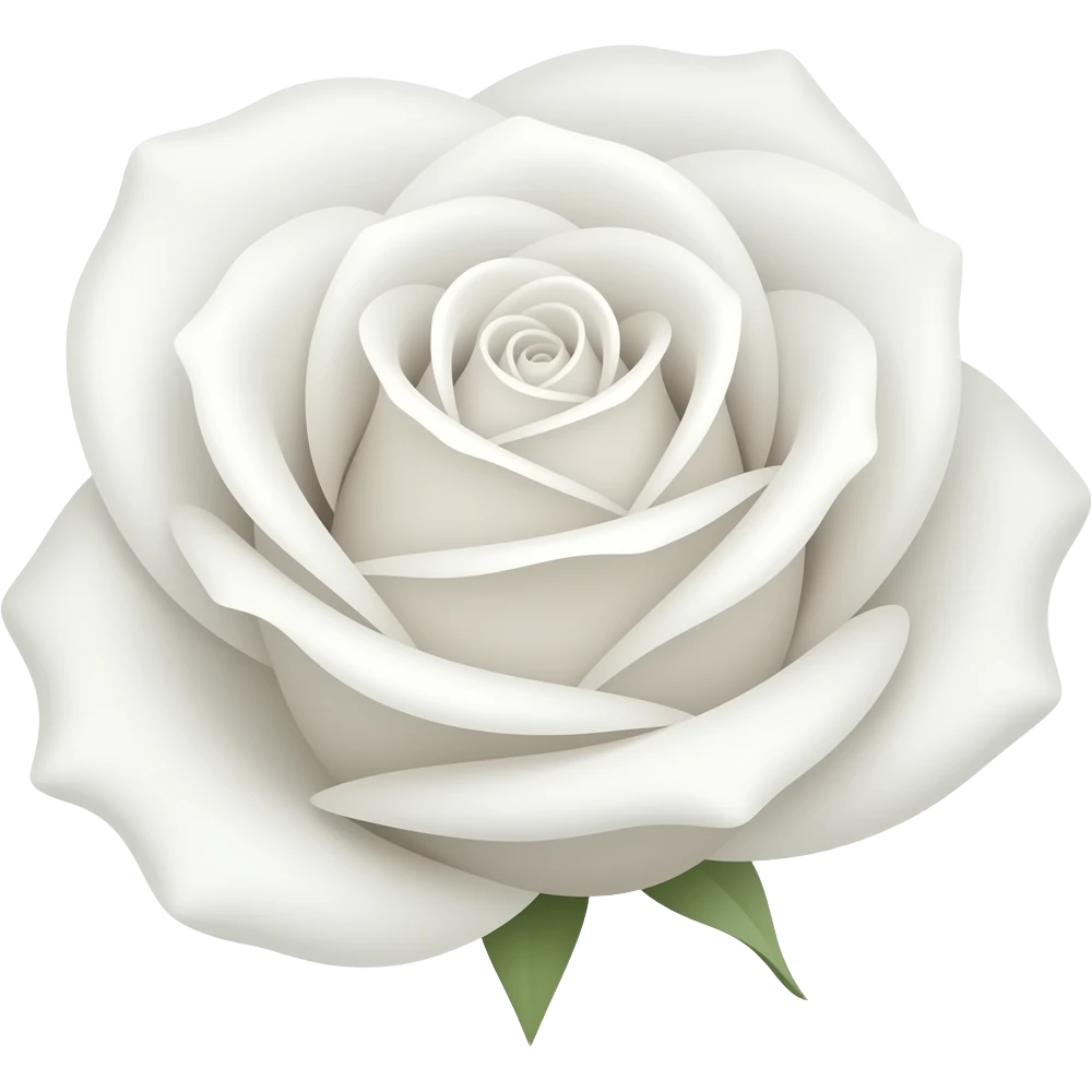 White rose emoji