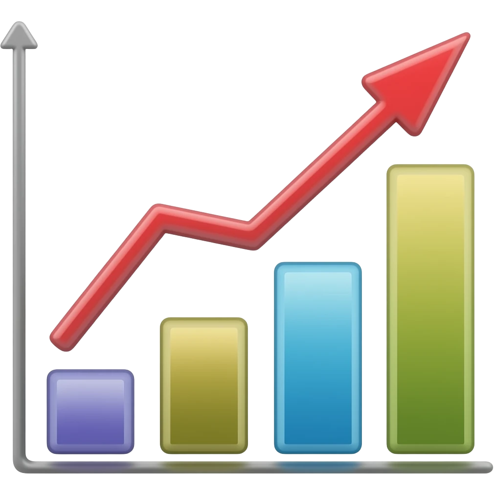small bar graph emoji